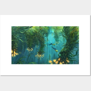 Exploring the Kelp Forest Posters and Art